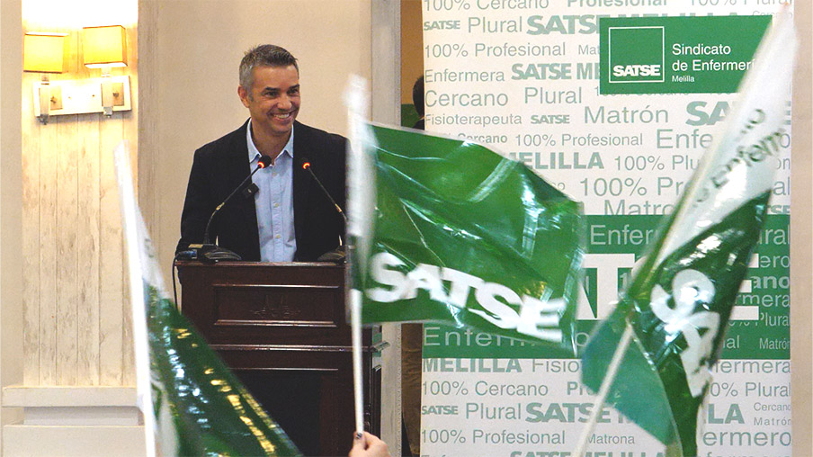 Carlos García, secretario autonómico de SATSE en Melilla